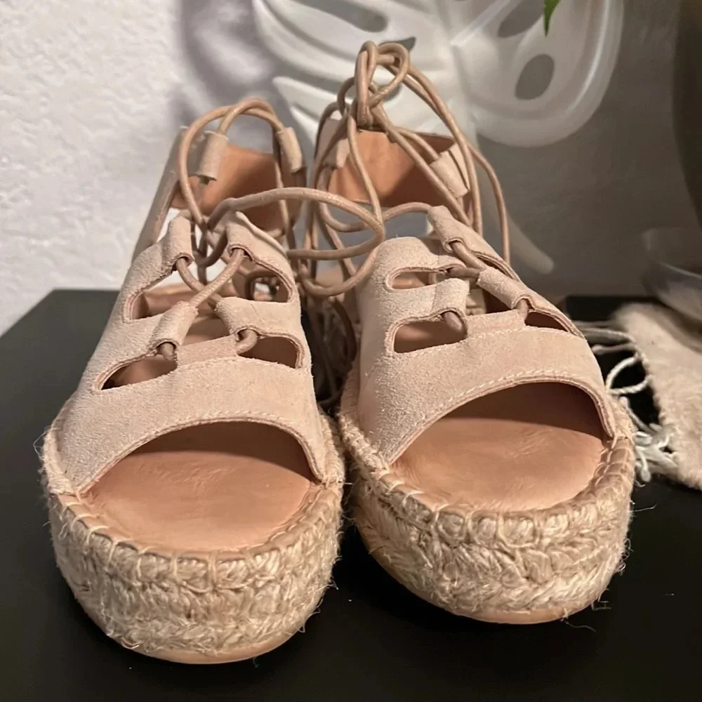 Sedona Ghillie Espadrille Sandal. Size 5
